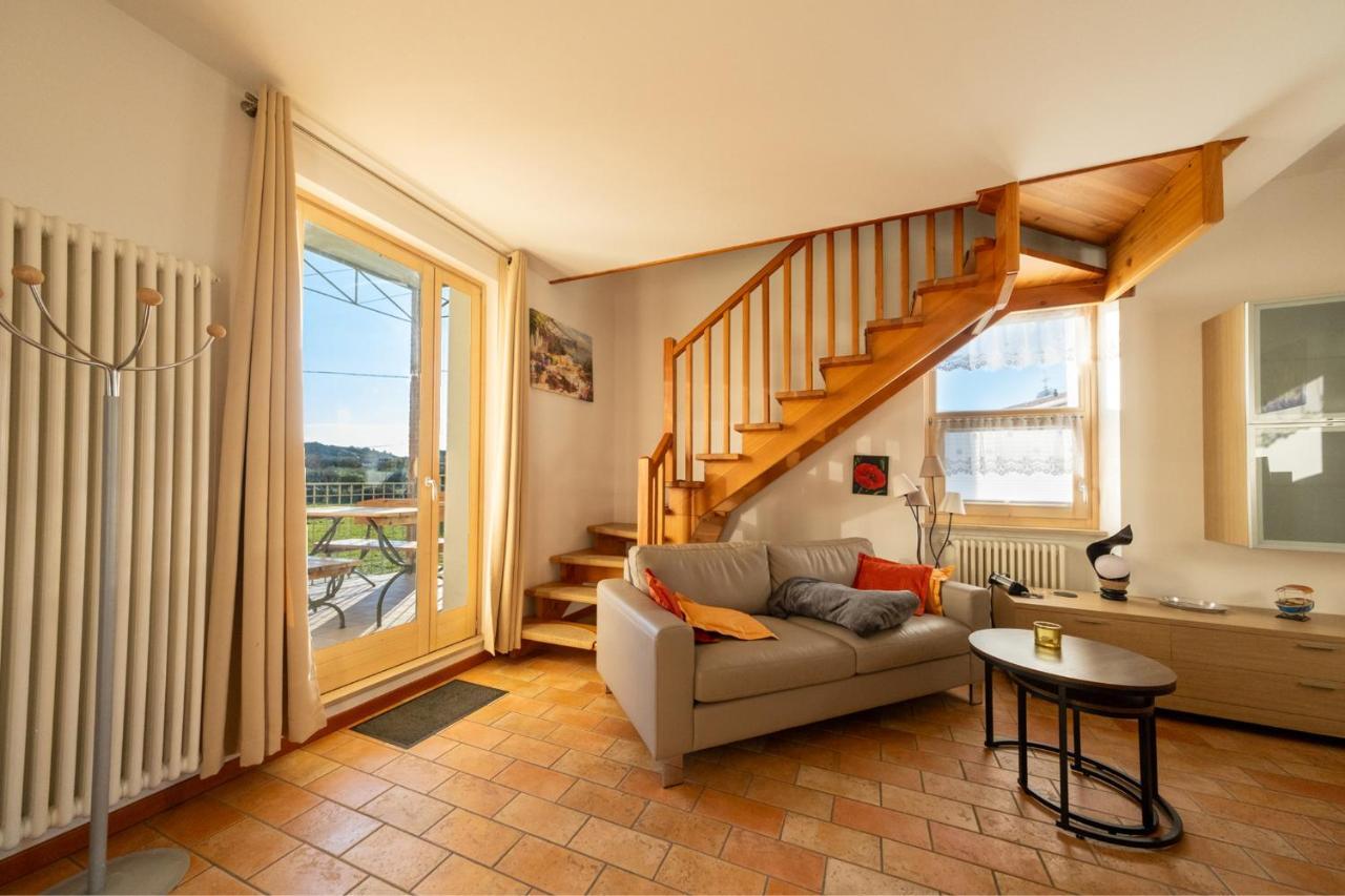 Apartmentsgarda - Rosa Chiare Bardolino Bagian luar foto